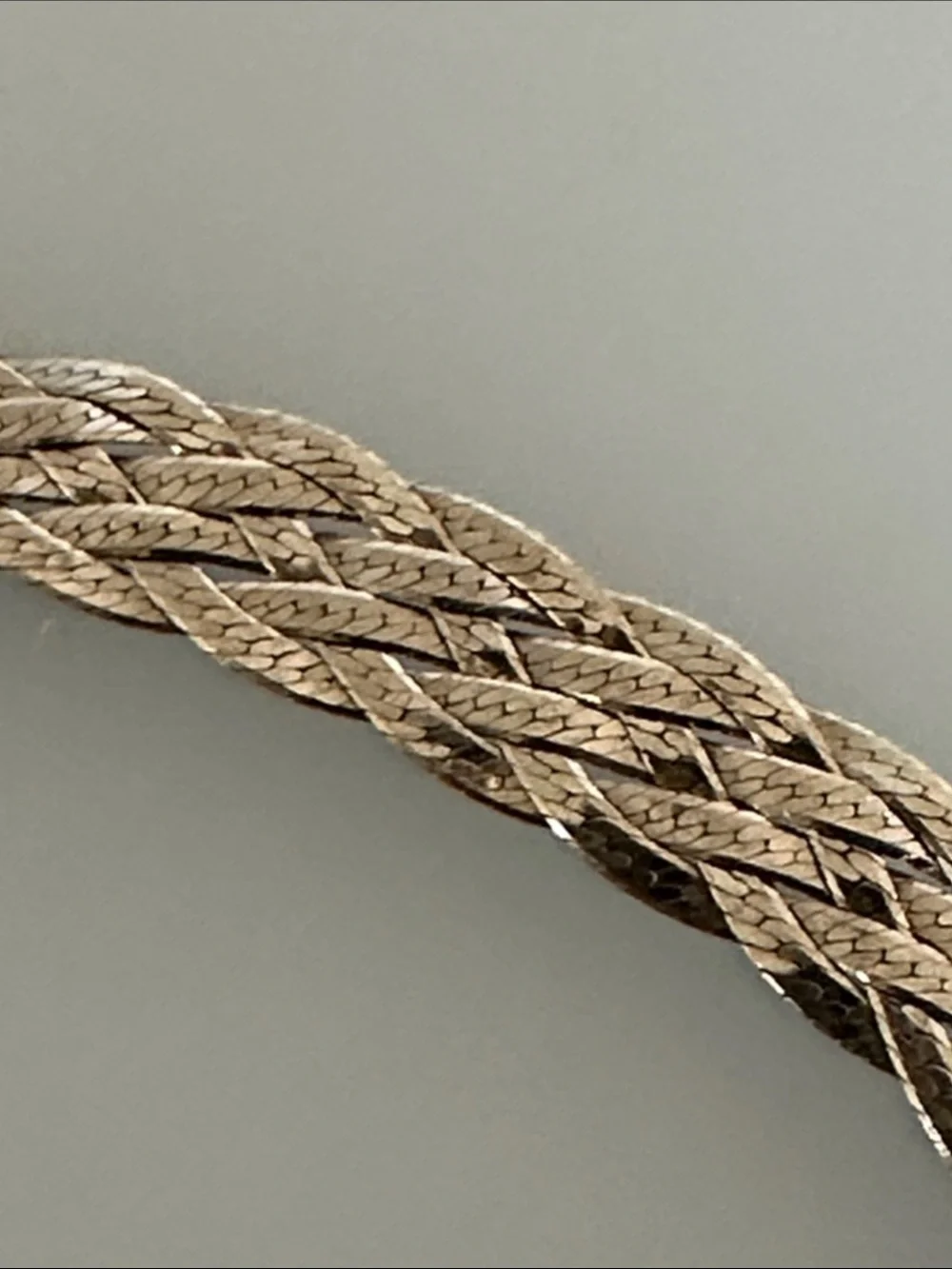 Braided Silver-Tone Cuff Bracelet - Women's Jewelry